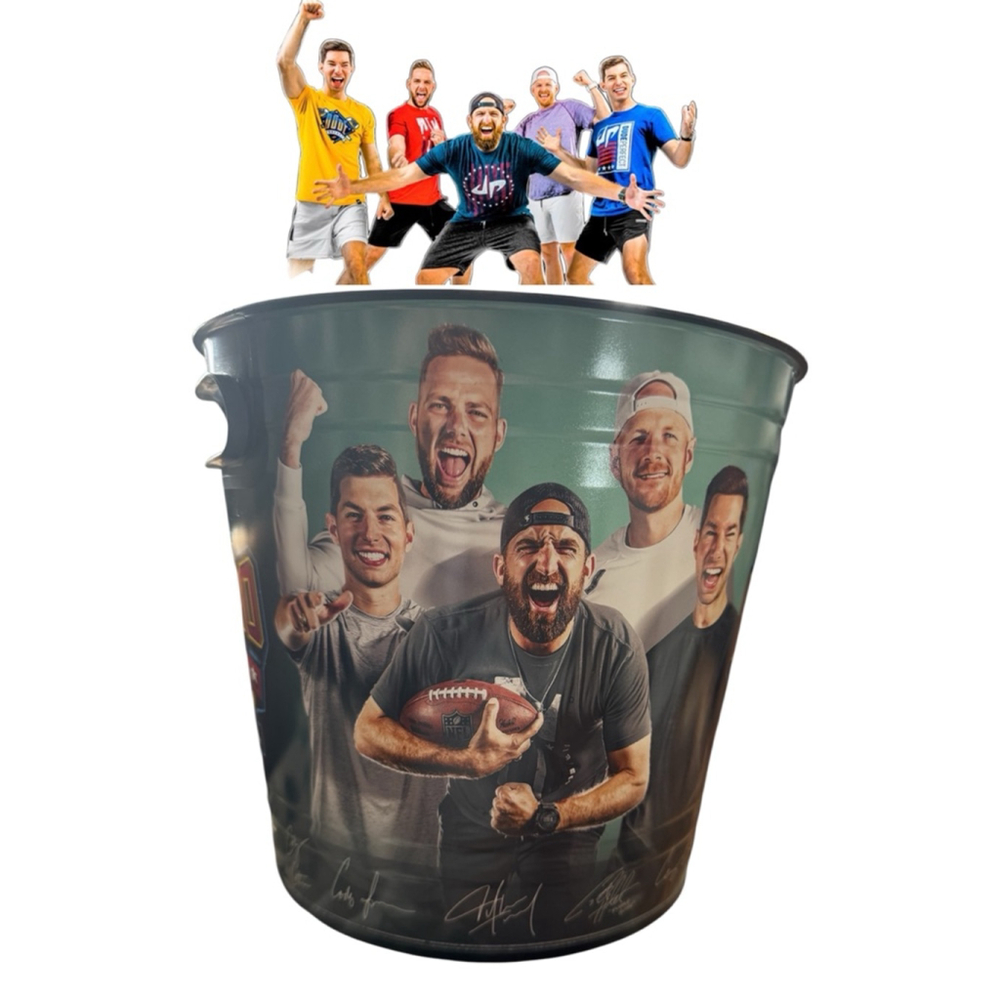 Dude Perfect The Hero Tour Popcorn Bucket NEW